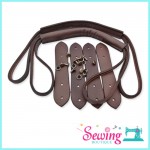 HANDLE - LEATHER-38CM (BROWN)